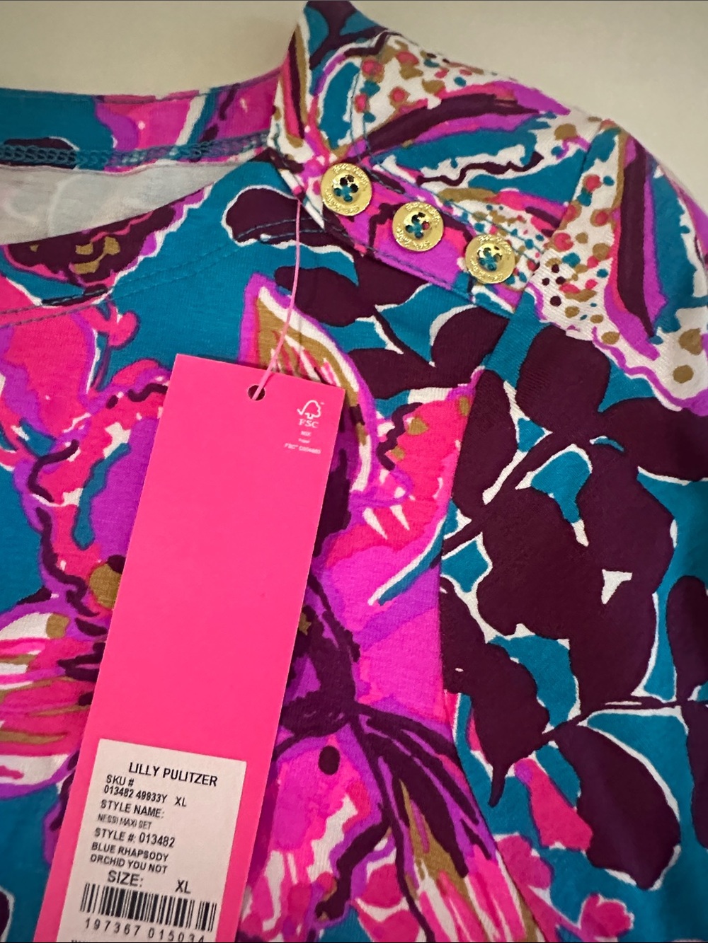 NWT Lilly Pulitzer Nessi Maxi Skirt & Crop Top 2-Piece Set - Picture 6 of 9
